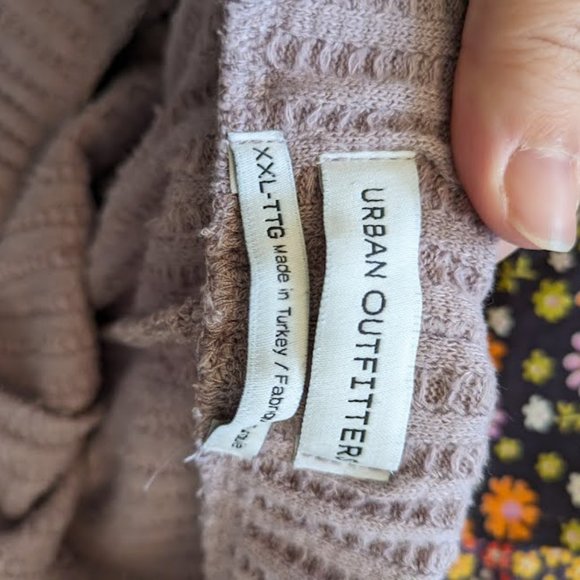Urban Outfitters Lilac Waffle Knit Pants Size XXL - Picture 4 of 9